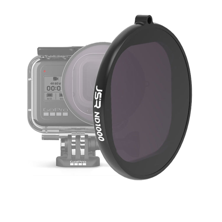 JSR Round Housing ND1000 Lens Filter for GoPro HERO8 Black with Enhanced Light Control and Protection