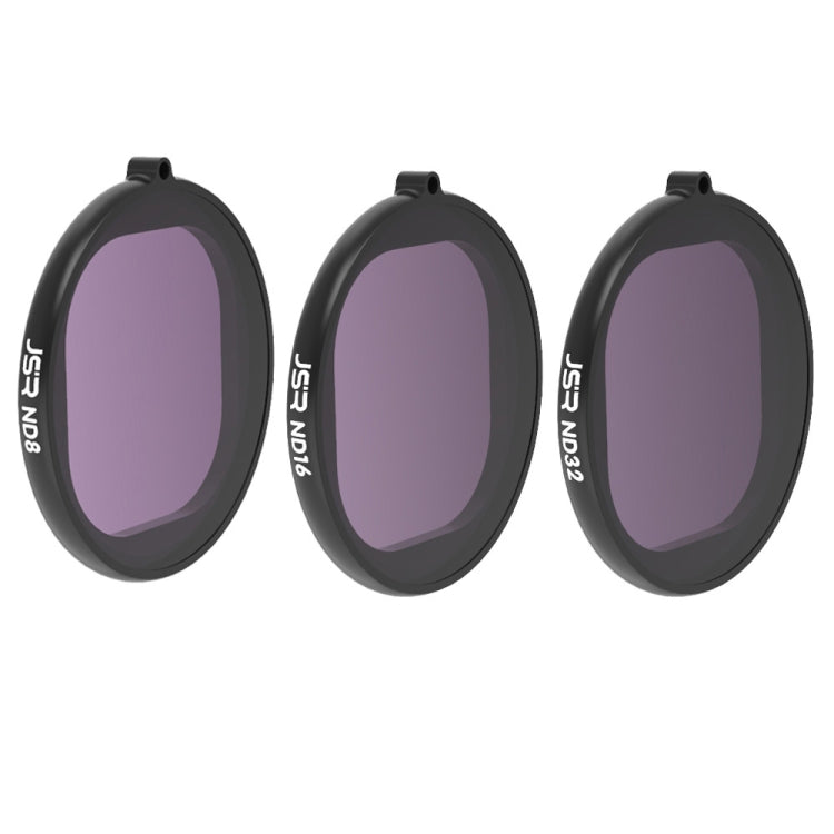 JSR Round Housing 3-in-1 ND8+ND16+ND32 Lens Filter for GoPro HERO8 Black