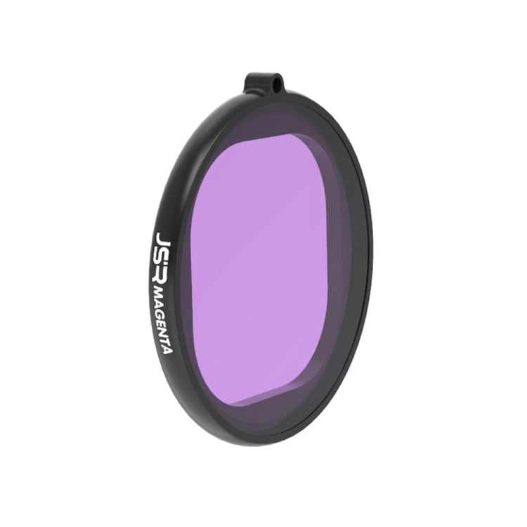 JSR Round Housing Diving Color Lens Filter for GoPro HERO8 Black - Purple Filter