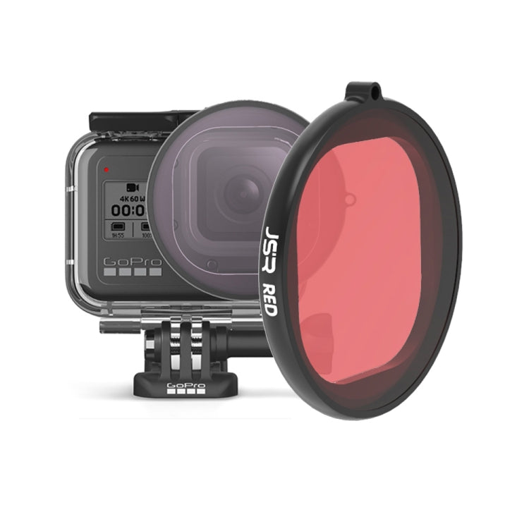 JSR Round Housing Diving Color Lens Filter for GoPro HERO8 Black - Enhance Underwater Photography