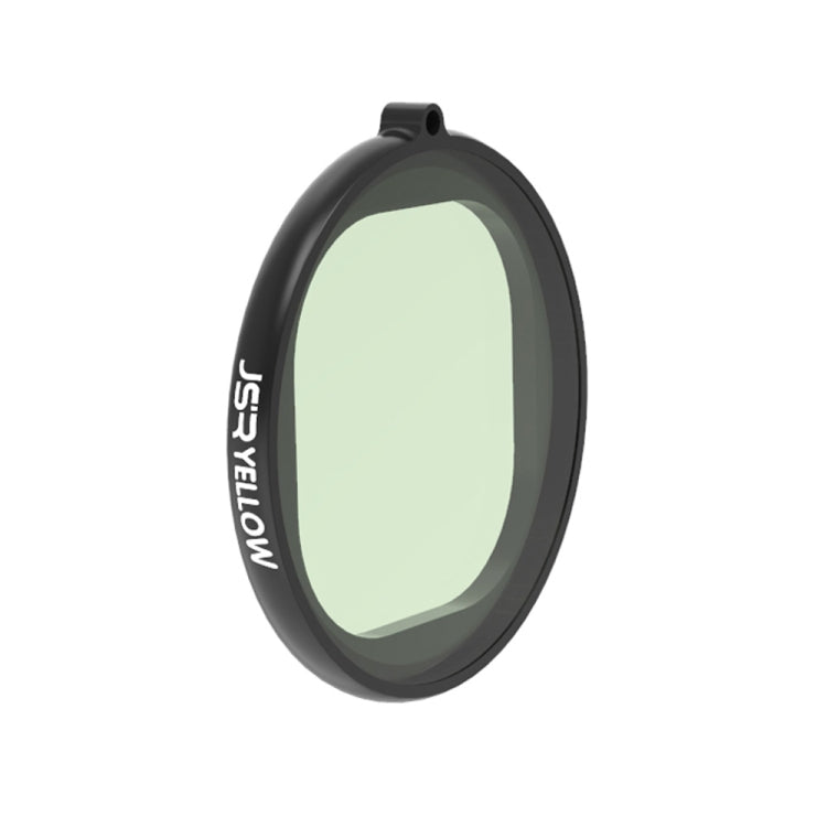 JSR Round Housing Diving Color Lens Filter for GoPro HERO8 Black(Yellow) - Enhance Your Underwater Photography
