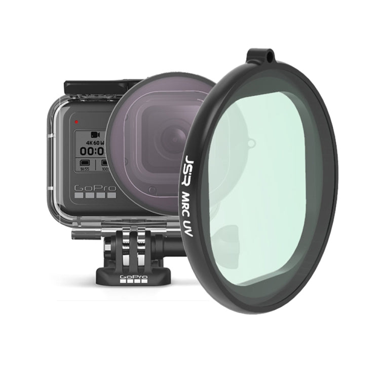JSR Round Housing UV Lens Filter for GoPro HERO8 Black - Enhance Your Footage with Clarity and Contrast