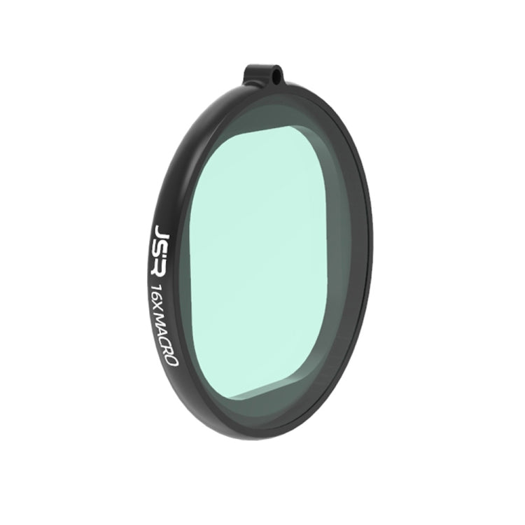 JSR Round Housing 16X Macro Lens Filter for Enhanced Underwater Photography with GoPro HERO8 Black