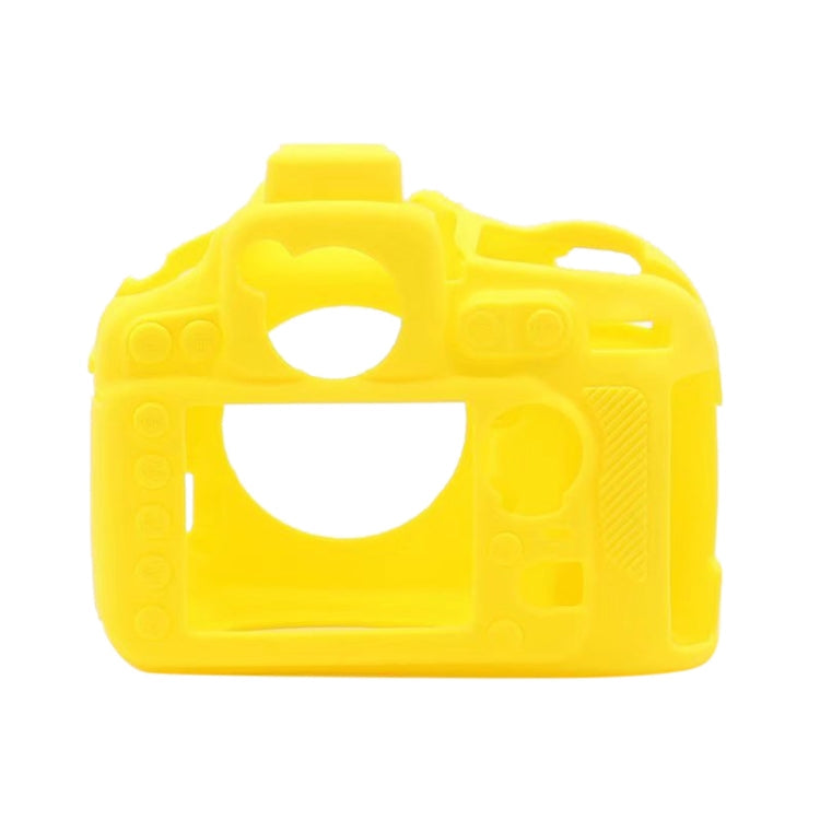 Yellow Soft Silicone Protective Case for Nikon D810 Camera