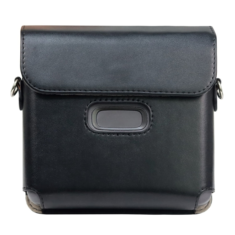 FUJIFILM instax Link WIDE PU Leather Camera Case with Adjustable Strap (Black)