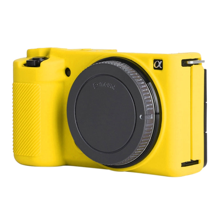 Protective Yellow Silicone Case for Sony ZV-E10 Camera