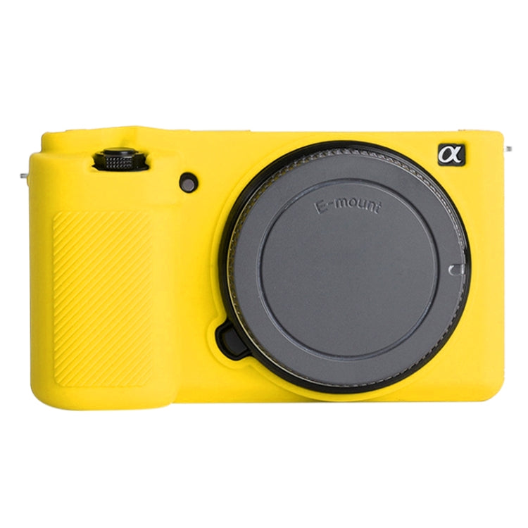Protective Yellow Silicone Case for Sony ZV-E10 Camera