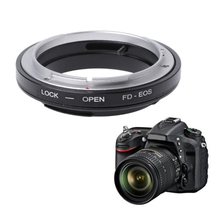 FD-EOS Lens Mount Stepping Ring for Canon FD Lens to EOS EF Lens (Black) - Unlock Creative Versatility and Control