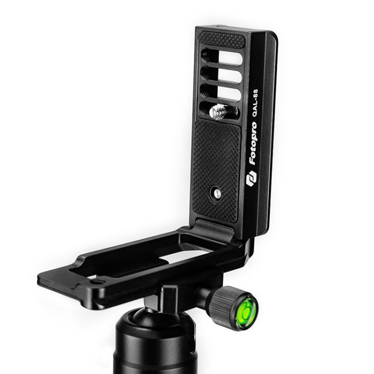 L-Bracket Base Holder for Fotopro QAL-88 2 in 1 Vertical Shoot (Black)