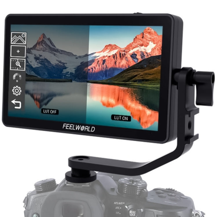 FEELWORLD F6 Plus V2: 6-inch Touch Screen DSLR Camera Field Monitor with 3D LUT, IPS FHD1920x1080 4K HDMI Input & Output