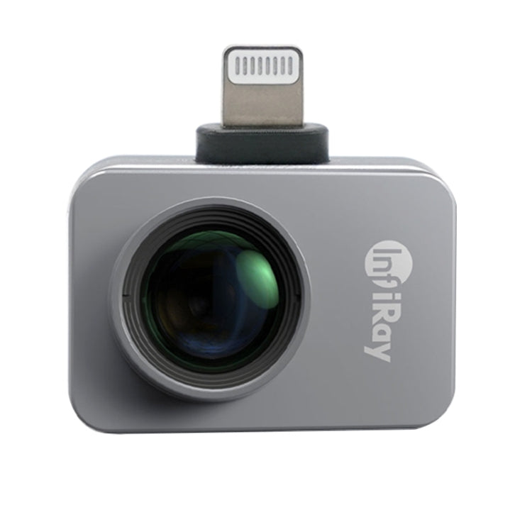 InfiRay P2 Pro iOS Thermal Infrared Camera for iPhone with Magnetic Macro Lens (Grey)