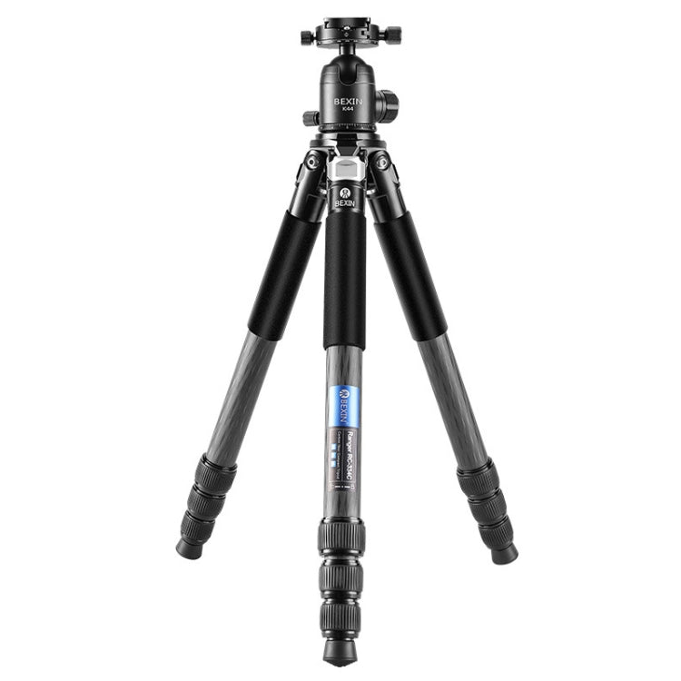 BEXIN RC334 Lightweight Carbon Fiber Camera Tripod with K44 Panoramic BallHead