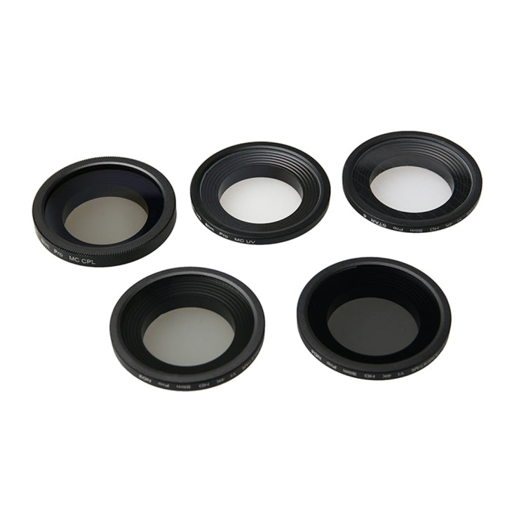 Ultimate 5-in-1 Lens Filter Set for Xiaomi Xiaoyi Yi II 4K Sport Action Camera
