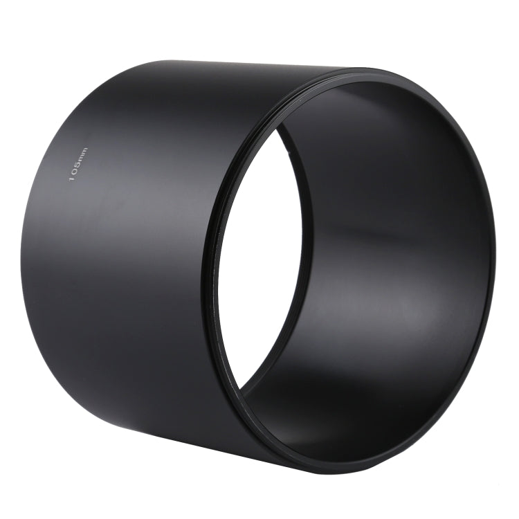 112mm Straight Tube Metal Lens Hood for Medium Telephoto Lens with Thread Type