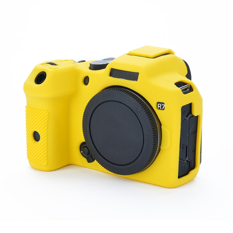 Canon EOS R7 Soft Silicone Protective Case in Yellow