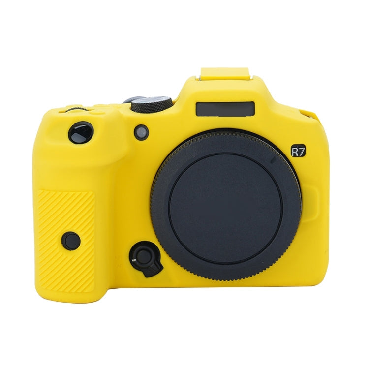 Canon EOS R7 Soft Silicone Protective Case in Yellow