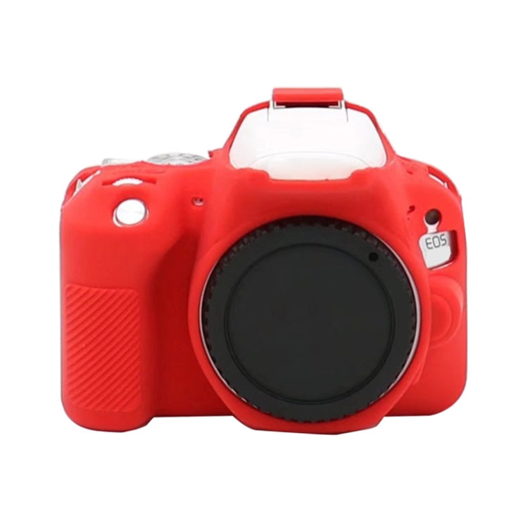 Canon EOS 250D Silicone Camera Protective Case (Red)