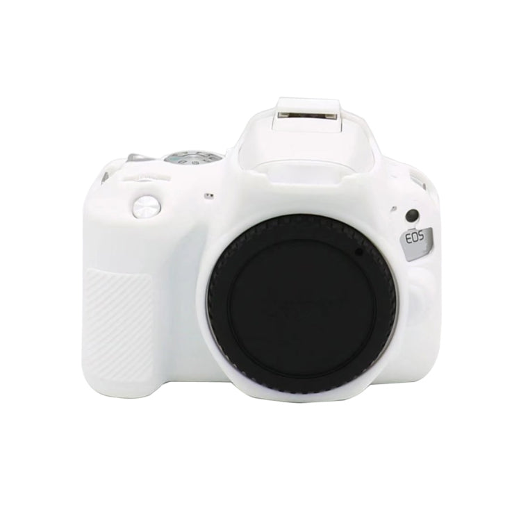 White Soft Silicone Protective Case for Canon EOS 250D Camera