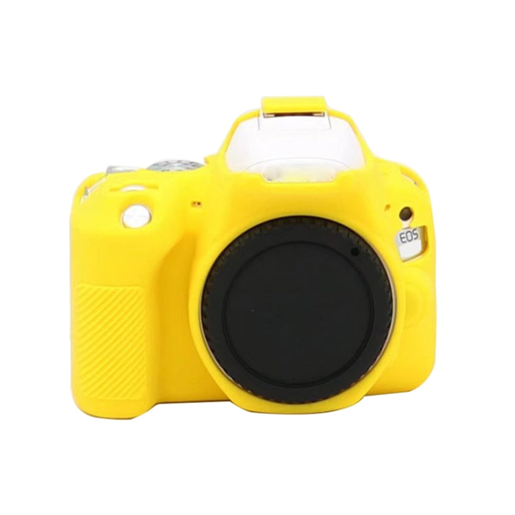 Soft Silicone Protective Case for Canon EOS 250D (Yellow)