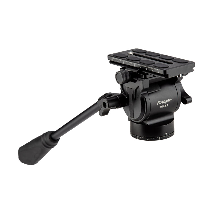 Fotopro MH-6A Lightweight Aluminum Fluid Head Video Camera Tripod