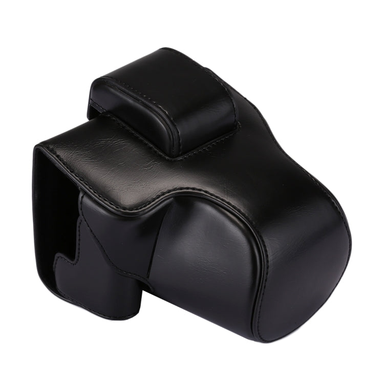 Canon EOS M5 Full Body PU Leather Camera Case (Black)