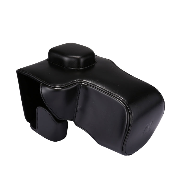 Full Body PU Leather Camera Case with Strap for Sony A7 II / A7R II / A7S II (Black)