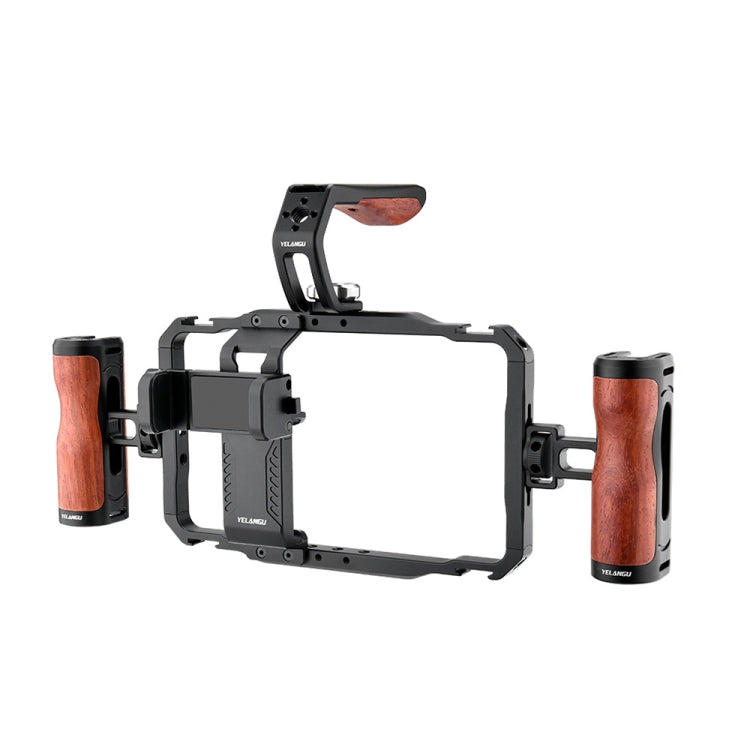 YELANGU LW-B01A Smartphone Video Rig Stabilizer Kit with Adjustable Handles (Black)