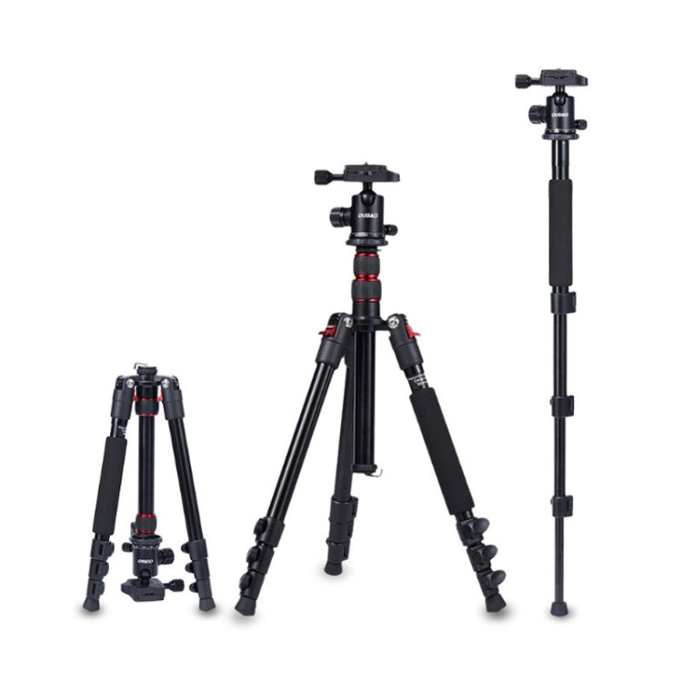 Adjustable Portable Aluminum Alloy Tripod with Ball Head for SLR Camera - TRIOPO Oubao A-208S