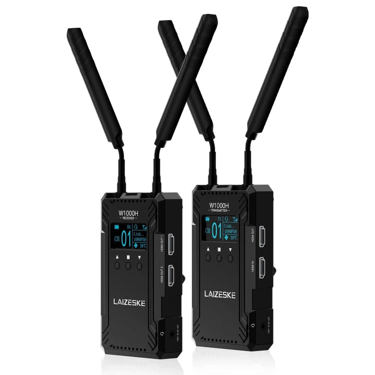 LAIZESKE W1000H 1000FT HDMI Wireless Video Transmission System in Black Color