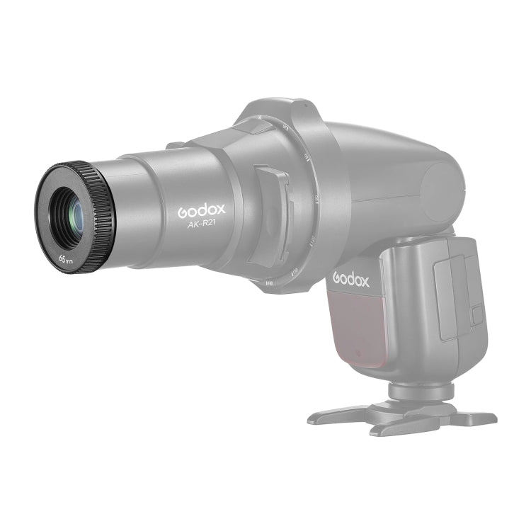 Godox AK-R27 65mm Standard Lens with High-Definition Glass for AK-R21 Projection Attachment (Black)