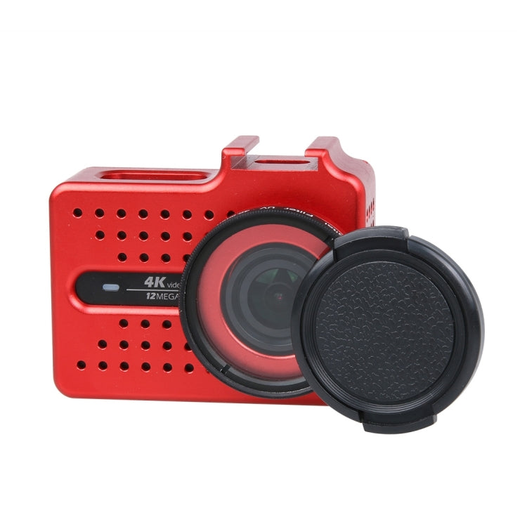 Aluminum Alloy Housing with UV Filter for Xiaomi Xiaoyi Yi II 4K Sport Action Camera (Red)