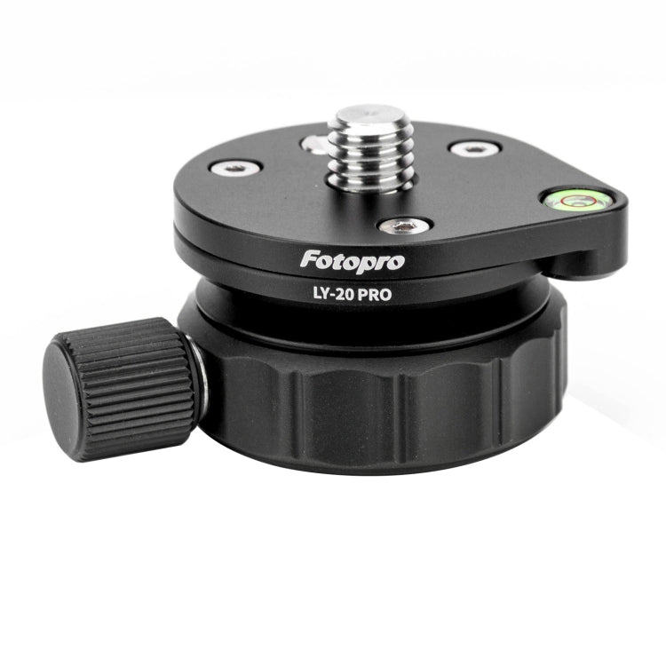 360 Degree Panorama Tripod Head Base: Fotopro LY-20 Pro (Black)