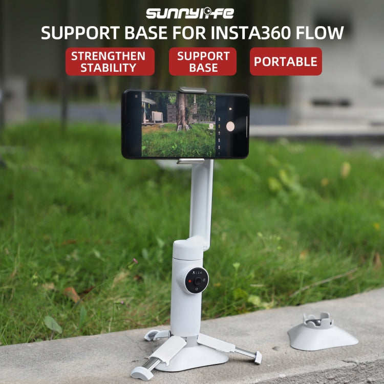 Sunnylife Plastic Gimbal Tripod Base Stand for Insta360 Flow (Grey)