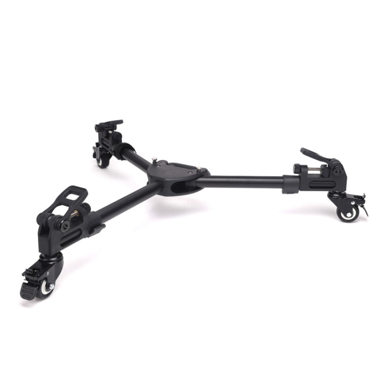 Fotopro DW60 Aluminum Alloy Camera Big Foot Wheel Tripod Pulley Base (Black)