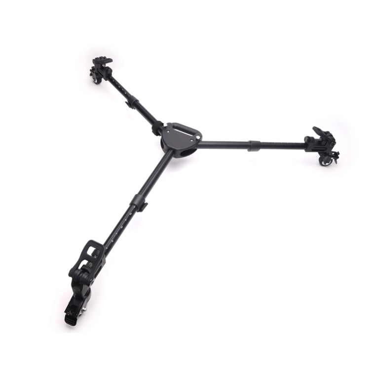 Fotopro DW60 Aluminum Alloy Camera Big Foot Wheel Tripod Pulley Base (Black)