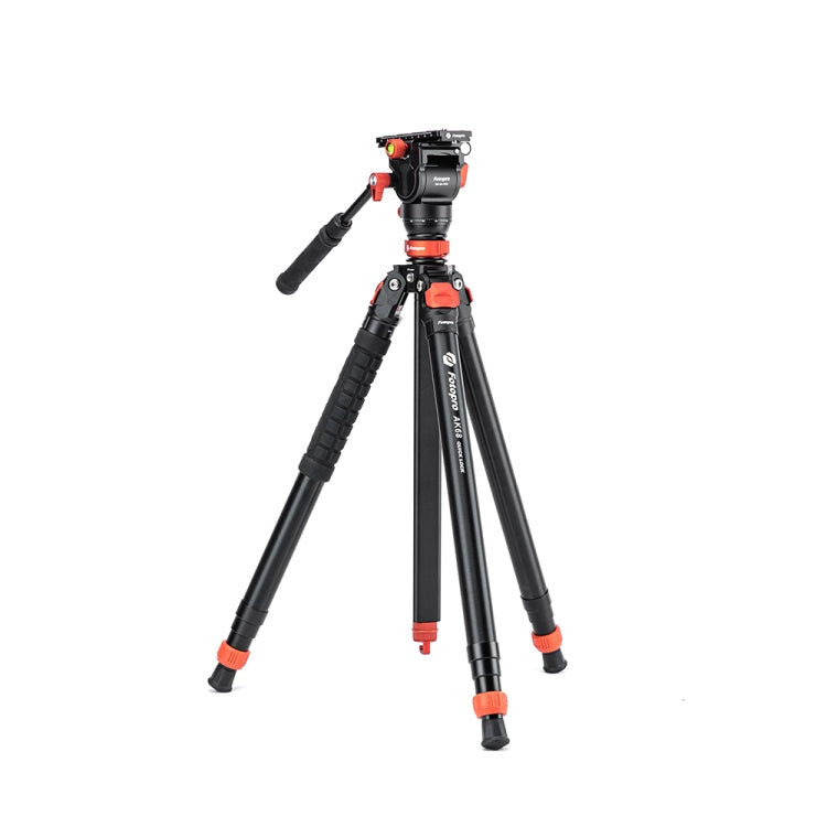 Fotopro AK68 Professional Heavy Duty Fluid Head Tripod