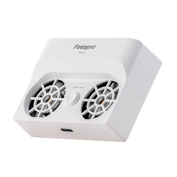 Fotopro CR-01 Camera Cooling Fan Cooler Heat Sink (White) - Efficient Heat Dissipation Solution for Cameras