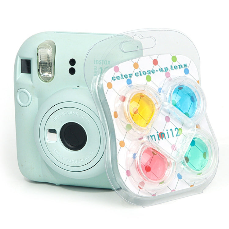 4-in-1 Jelly Four Colors Camera Filter for Fujifilm Instax Mini 12
