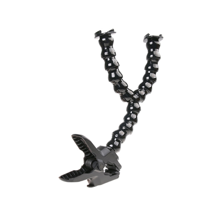 Dual-Head Flexible Tripod with 360 Swivel Mount for GoPro and Action Cameras