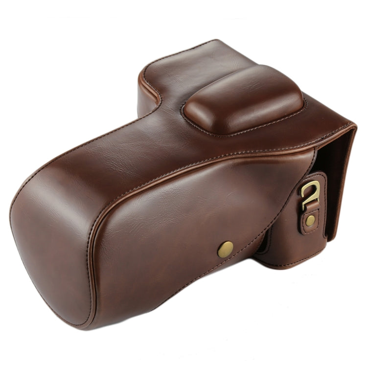 Nikon D7200/D7100/D7000 PU Leather Camera Case (18-200/18-140mm Lens) - Coffee