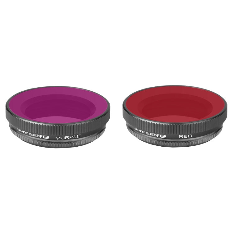 Sunnylife OA-FI180 2-in-1 Red + Purple Diving Filter for DJI OSMO ACTION