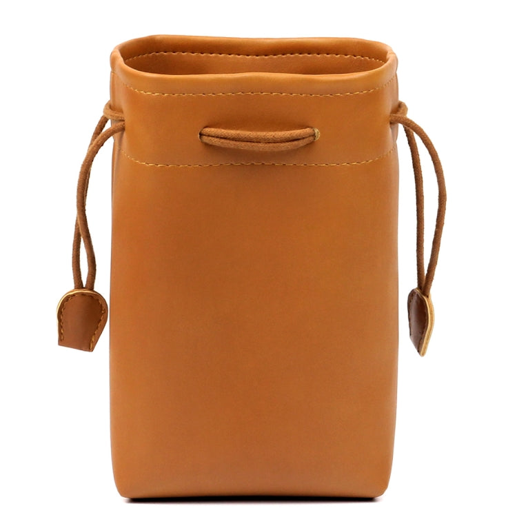 Vintage PU Leather Camera Case with Rope (Brown)