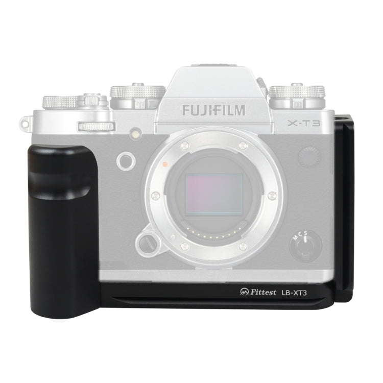 Vertical Shoot Quick Release L Plate Bracket Base Holder for Fujifilm XT3 X-T3(Black) - Enhanced Photography Accessory
