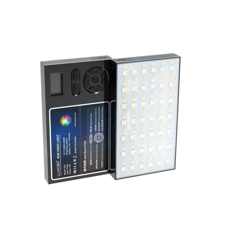 LUXCeO P03 LED Video Light with Stepless Brightness and Color Temperature Adjustment - Professional Studio Lighting Solution for Photography and Videography