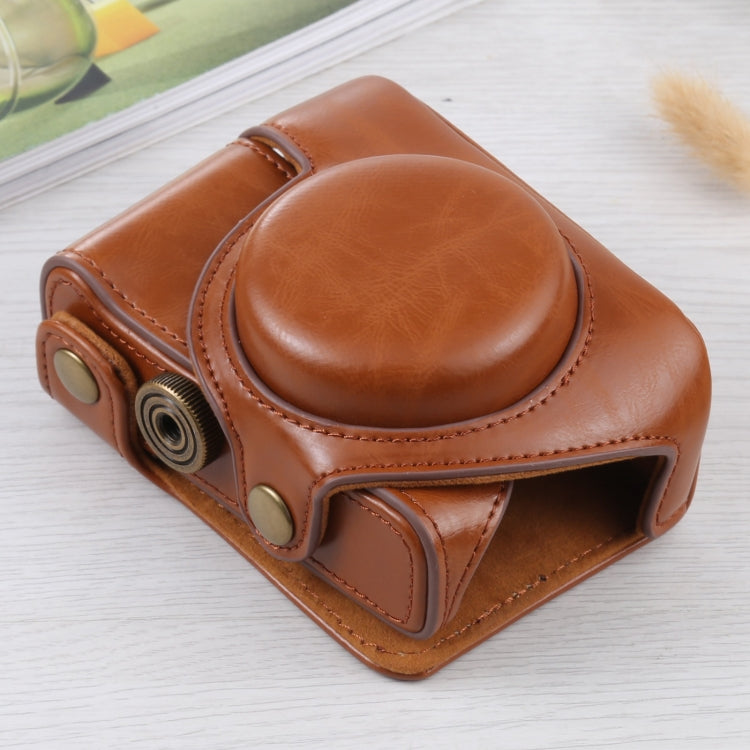 Sony ZV-1 Full Body PU Leather Camera Case (Brown)
