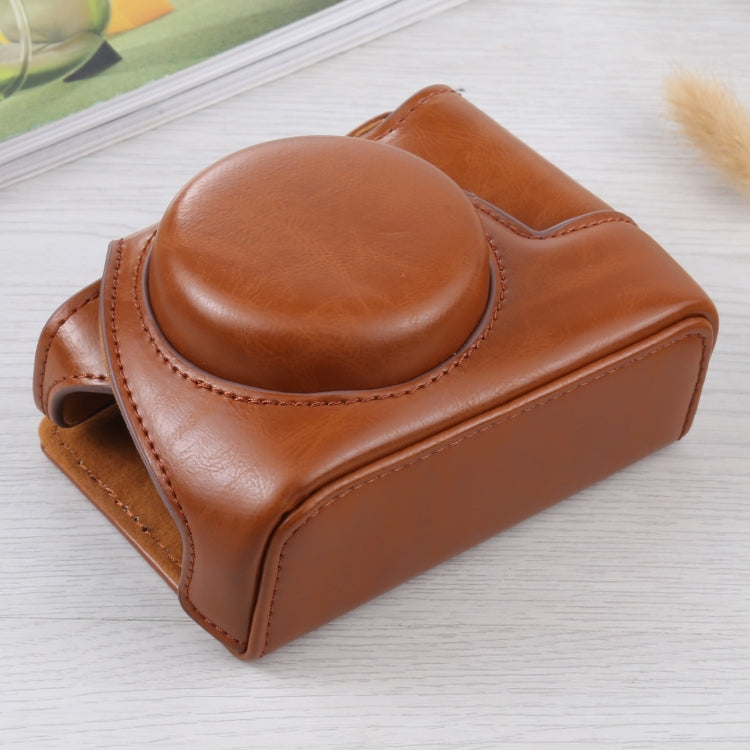 Sony ZV-1 Full Body PU Leather Camera Case (Brown)