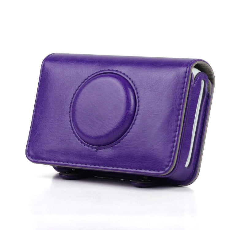 Purple PU Leather Case for Polaroid Snap Touch Camera with Protective Soft Interior
