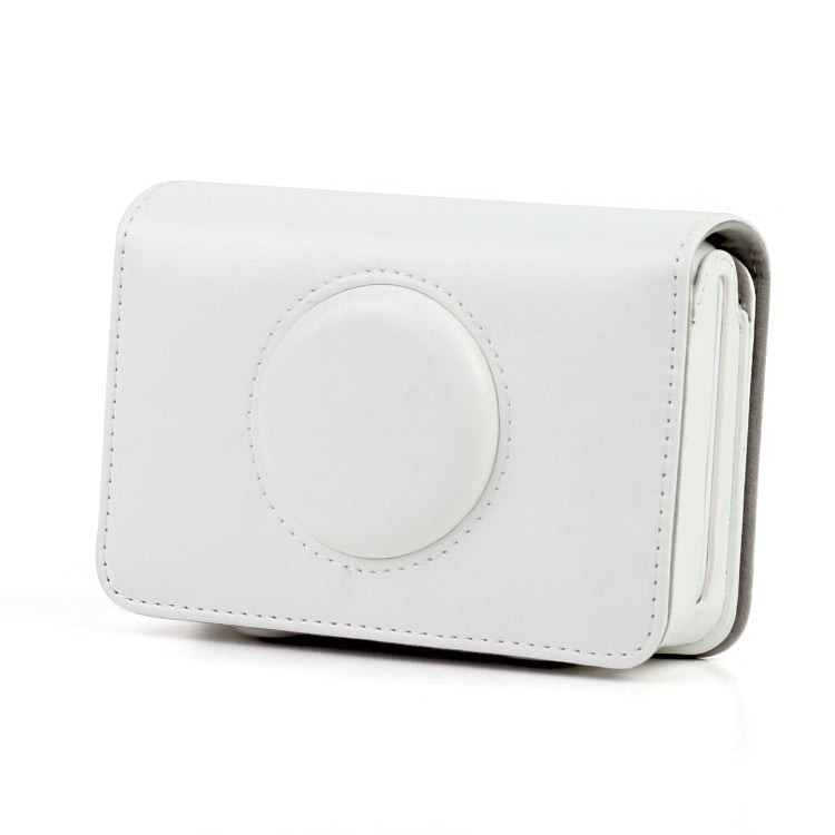 White PU Leather Camera Case with Soft Internal Layer for Polaroid Snap Touch