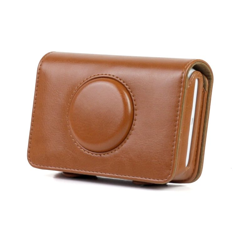 Brown PU Leather Case for Polaroid Snap Touch Camera with LCD Screen Protection