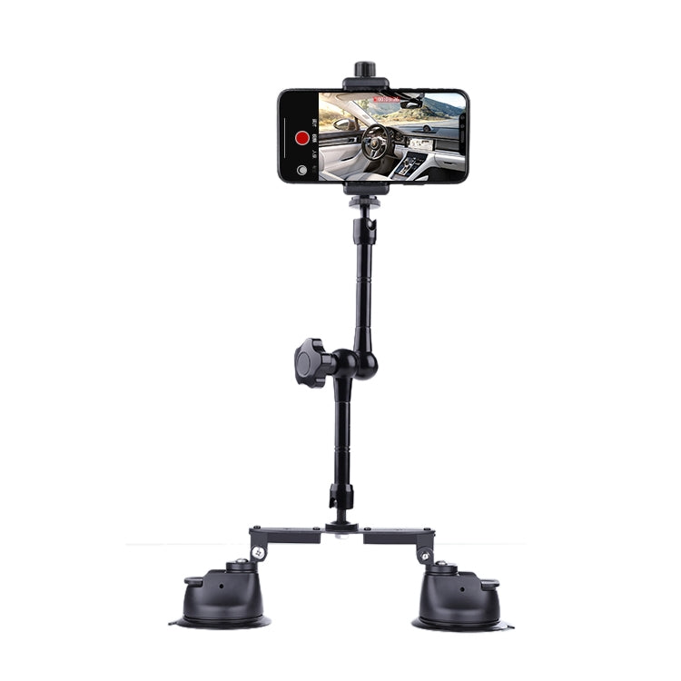 Versatile Dual-Leg Suction Cup Magic Arm Phone Mount